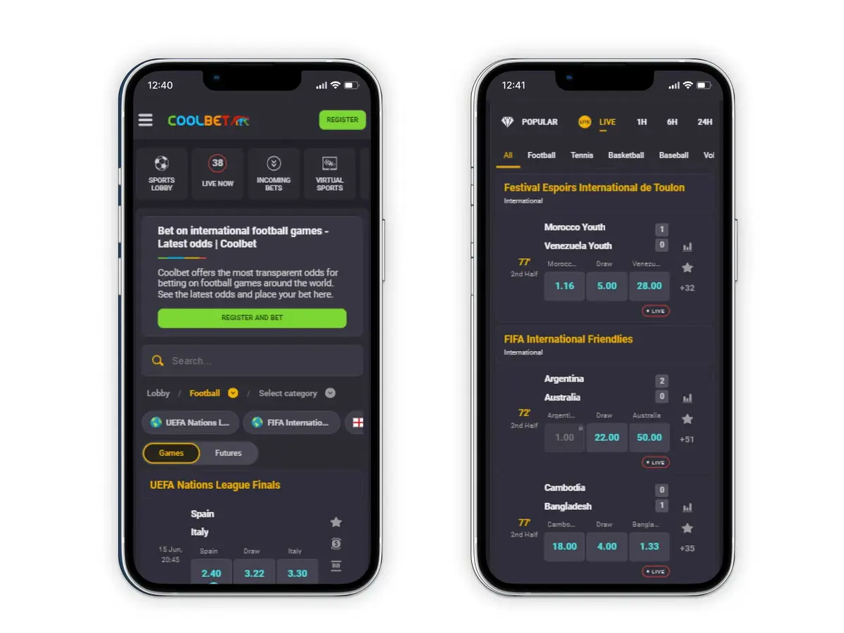 Coolbet screenshot